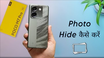 Poco M7 Pro 5g: How to Hide Photos in Gallery ⚡ Poco M7 Pro me Photo Hide Kaise Karen