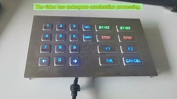 DAVO 22 Keys Metal Keypad D-8932 Backlight