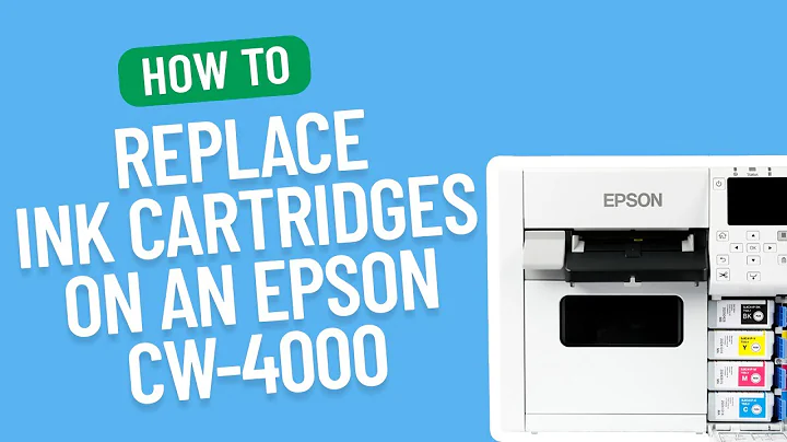How to Replace Ink Cartridges on an Epson ColorWorks C4000 | Smith Corona Labels
