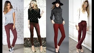 Outfits Idea con tus Pantalones Vinotinto - Moda Tendencias 2018/2019!!!