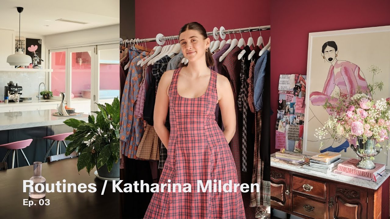 RISE Routines / Katharina Mildren / fashion designer's home & studio tour