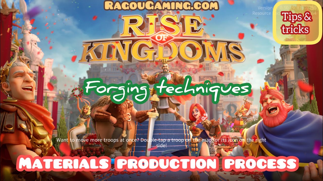 RoK | How to produce materials for forging in rise of kingdoms
