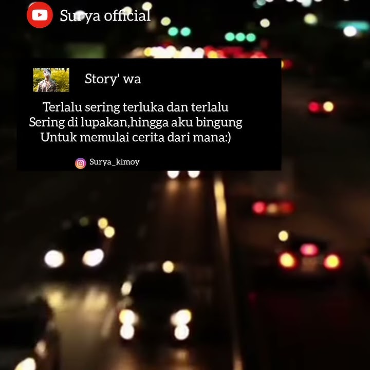 Ku tak ingin pergi story' wa