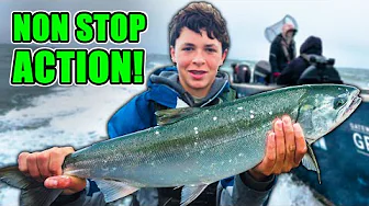 Nonstop Action! Coho & Black Rockfish – Ultimate Ocean Trip