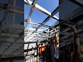 Cold formed steel | Tiny House | Metal Studs Roof Framing Installation #Shorts