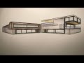 #003 - How to Draw a Modern House in 2-Point Perspective