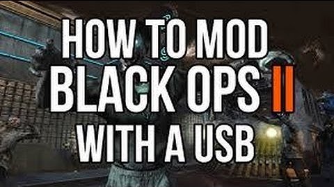 How to mod Black Ops 2 usb ps3