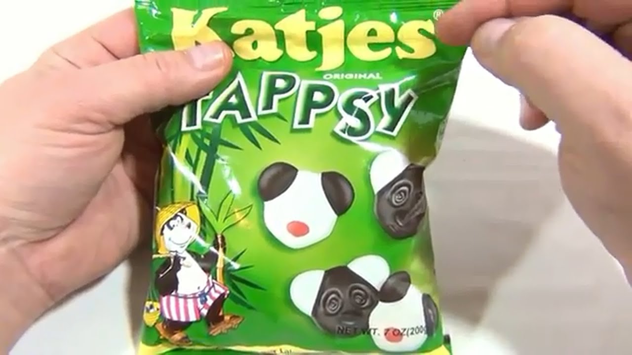 Katjes Original Tappsy Panda Licorice Candy German Candy Tasting
