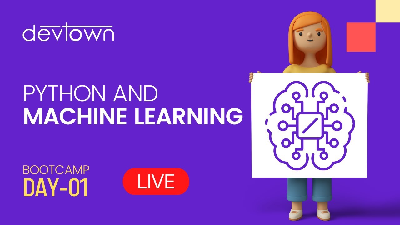 Python and Machine Learning [Free 7 Days LIVE Bootcamp] - Day 1 - YouTube
