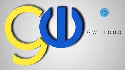 GW  LOGO DESIGN IN PIXELLAB | EASY LOGO MAKING | MOBILE EDIT | FAIZY NHIDZ