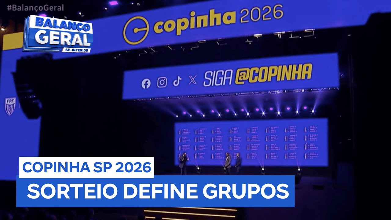 Copinha 2026: draw defines the groups for the São Paulo Junior Football Cup.