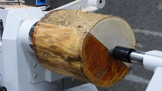 Woodturning  The Hybrid Log