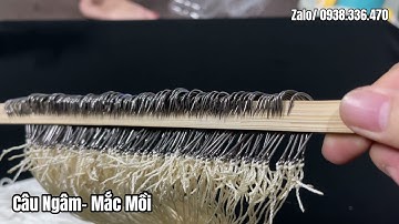 Câu Ngâm- Câu mắc Mồi (Dây 160m và 200m) Lưỡi thép Cứng Ural.Zalo/ 0938.336.470 A Đẩu