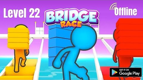 BRIDGE RACE Mobile Offline Game P-22 #new #trending #viral #gaming