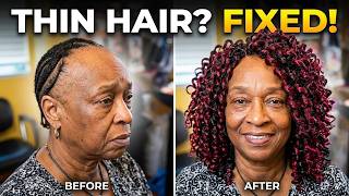 ULTIMATE CROCHET BRAID HACK! THIN HAIR NO MORE WORRIES!