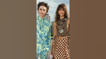 Zendaya & Timothée Chalamet | Dune London press tour #shorts #zendaya #timotheechalamet