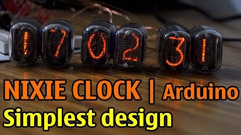 Nixie clock by Arduino | Simplest design