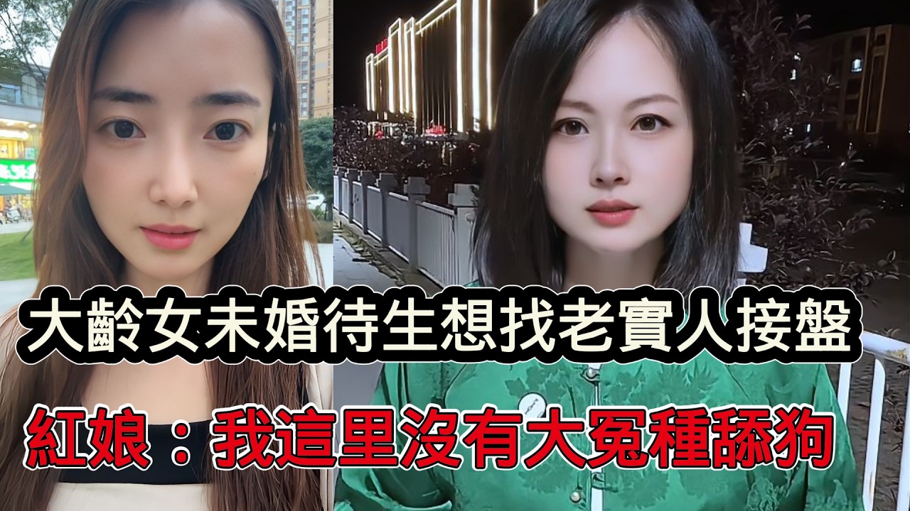 大齡女未婚待生想找老實人接盤，紅娘：我這裡沒有大冤種老實人舔狗，請去下一家！