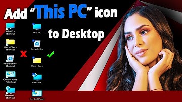 This PC / My Computer Desktop Icons Missing? | Add Windows 11 desktop icon shortcuts
