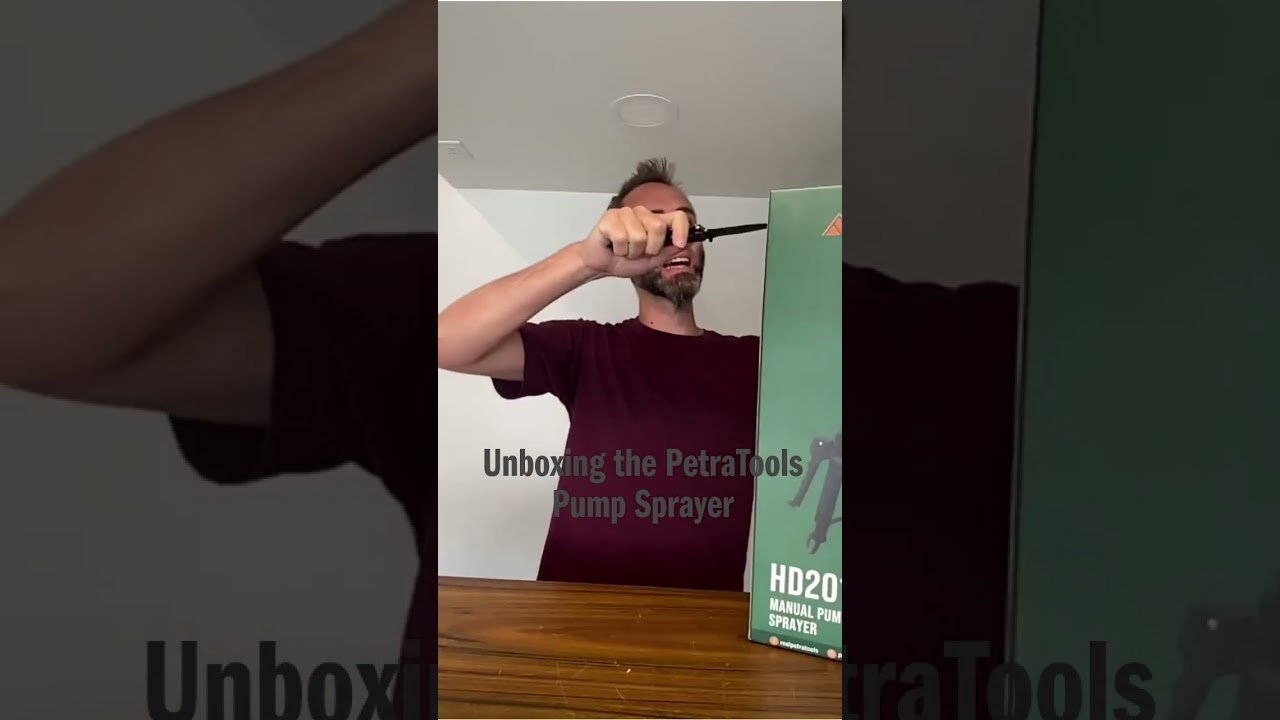 Unboxing the PetraTools Pump Sprayer