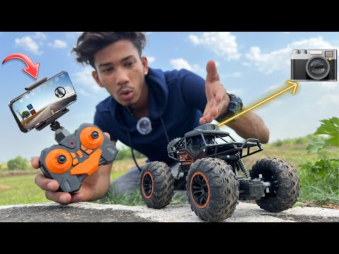 RC car off road wifi control with camera unboxing and testing