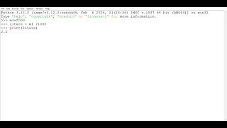 Python program : WAP to convert mililiters to litres 