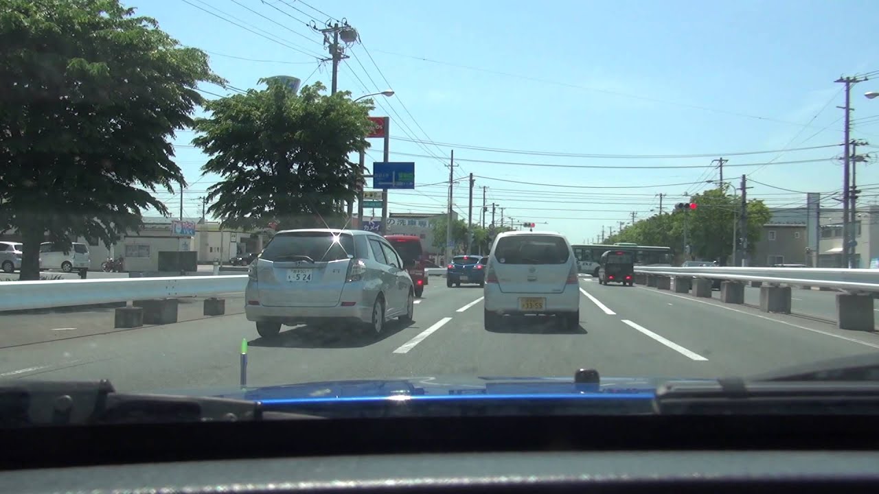 盛岡市をドライブ（中心市街地→盛南副都心→盛岡駅西口）