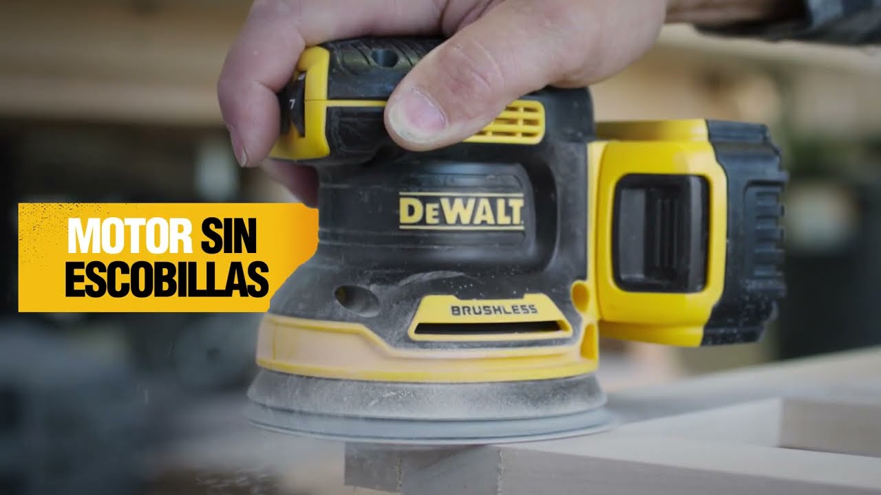 Lijadora Orbital Inalámbrica DEWALT 5". Mod. DCW210B