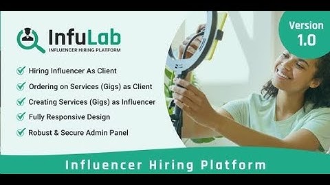 Aplikasi Source Code Platform Perekrutan Influencer Laravel PHP | Download | Donasi