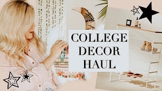 college apartment haul 2018 | decor and furniture