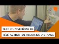 Test dun schma de tlaction de relais de distance  avec relaysimtest