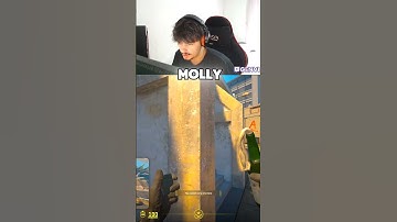 Insane smoke and molly combo for Overpass in CS2 #cs2 #counterstrike2 #counterstrike #gaming