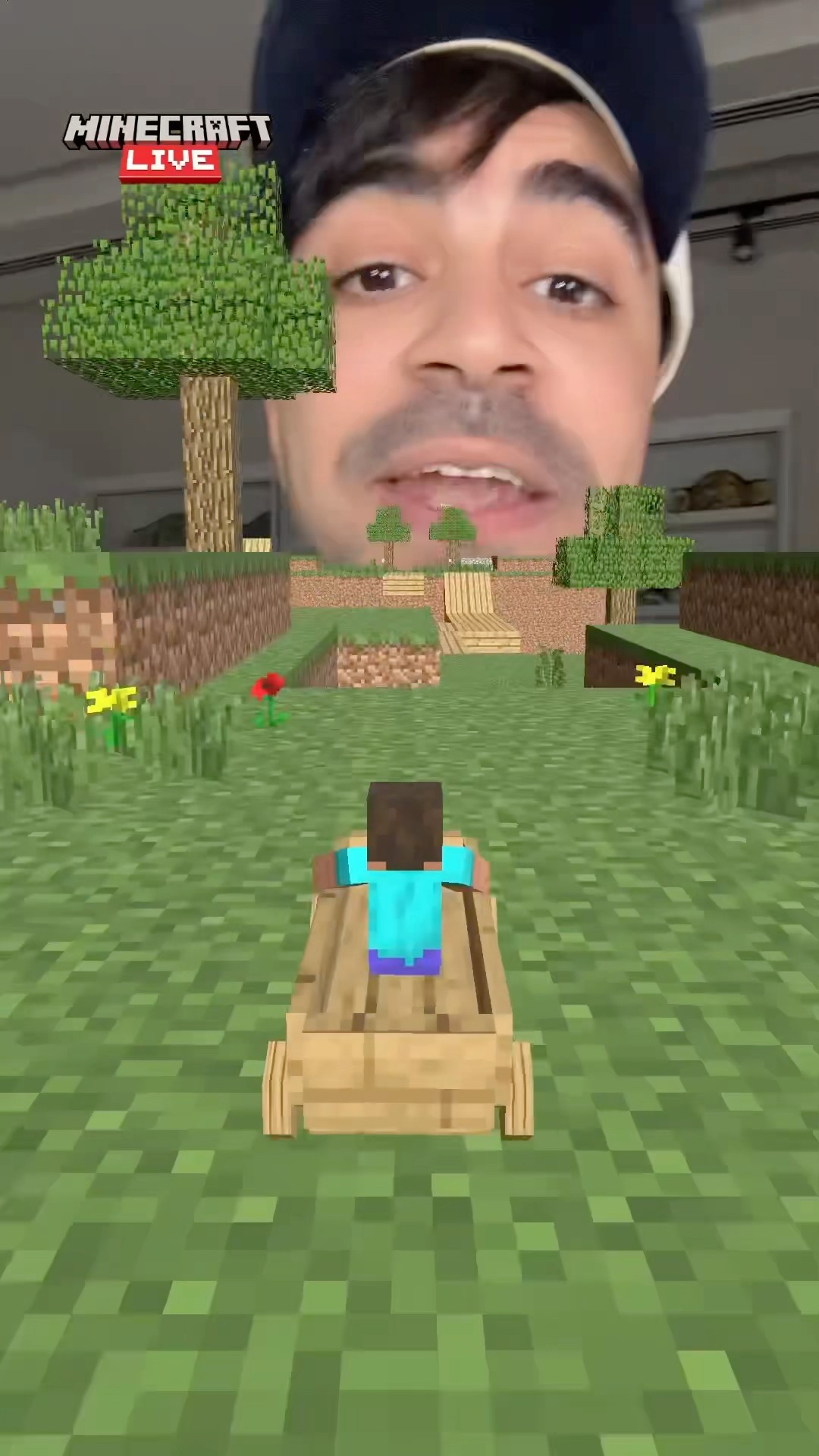 تحدي عربة ماين كرافت المجنونة ?