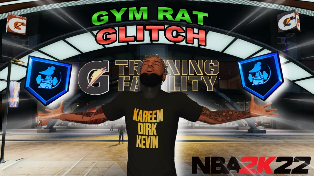 NBA 2K22 GYM RAT BADGE GLITCH (EASY) YouTube