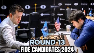 ROUND 13!! | Ian Nepomniachtchi (2758) vs. Hikaru Nakamura (2789) | FIDE CANDIDATES 2024