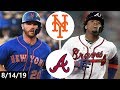 New York Mets vs Atlanta Braves Highlights | August 14, 2019 (2019 MLB Season)