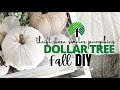 Thrift Store Dollar Tree Sweater Pumpkins NO SEW DIY Dollar Tree