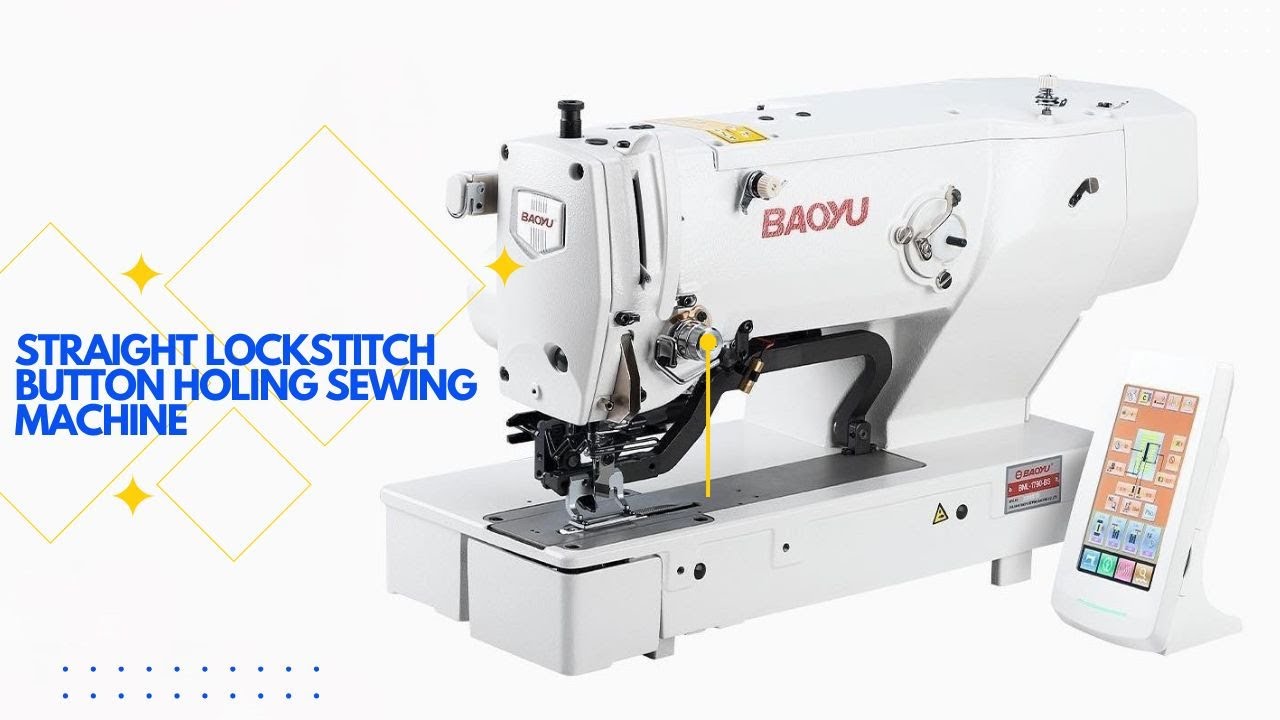 direct-drive and computer-controlled pattern sewing... Super Speed Direct Drive Computer Controlled Straight Lockstitch Button ...