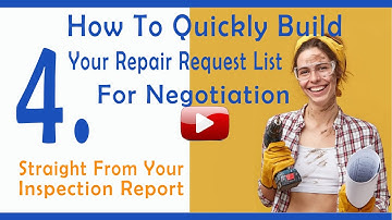 How To Build Your Repair Request List For Negotiation