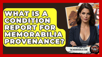 What Is A Condition Report For Memorabilia Provenance? - The Memorabilia Zone