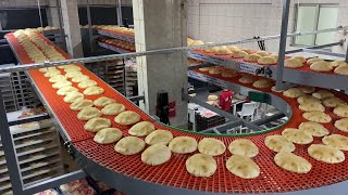 فرن آلي خط إنتاج خبز عربي  بيتا 2 رغيف  80 سم  تركيا – مرعش