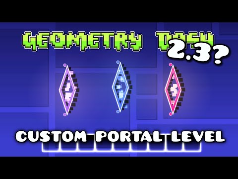 I Created Custom Portals in Geometry Dash!