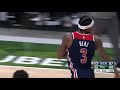 Bradley Beal drops Thanasis Antetokounmpo to the ground after this move