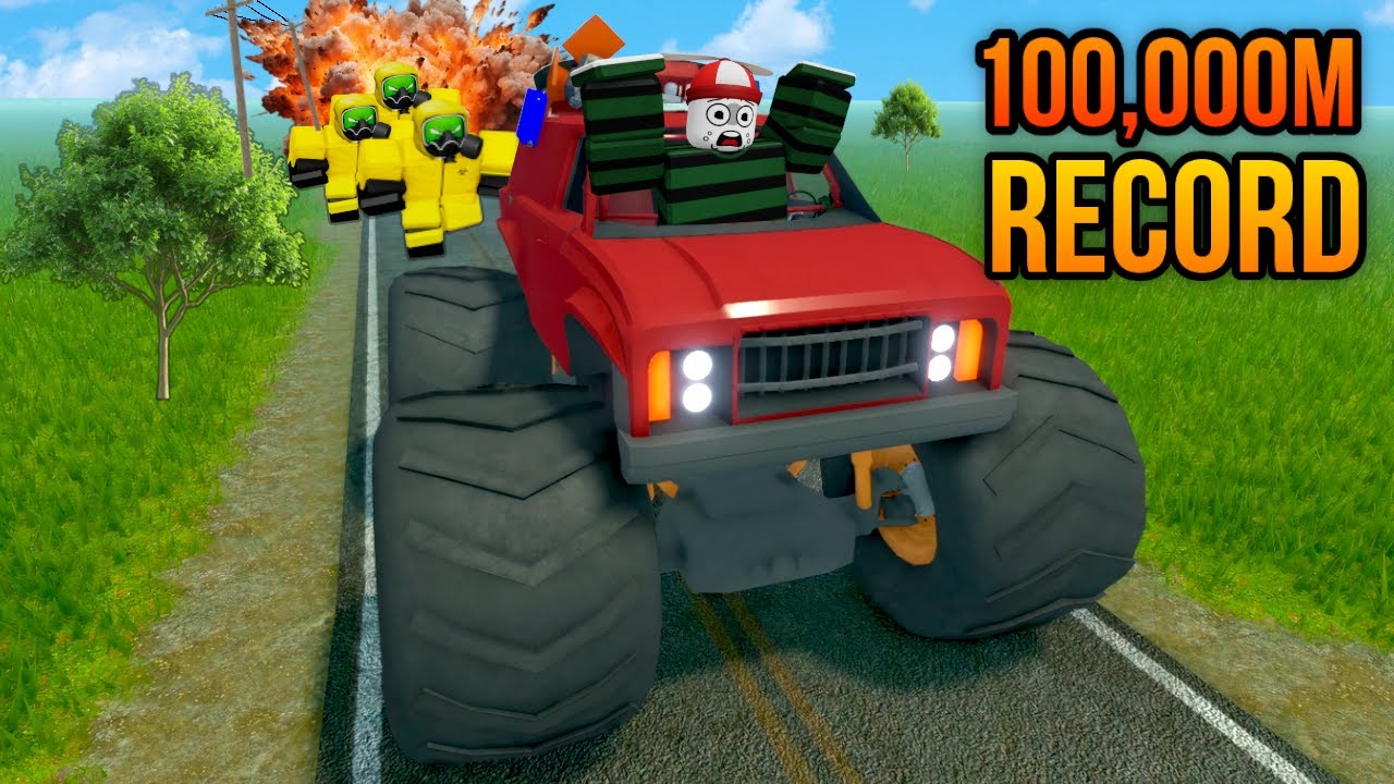 ALCANCE LOS 105000 METROS CON EL NUEVO MONSTER TRUCK EN A DUSTY TRIP ROBLOX