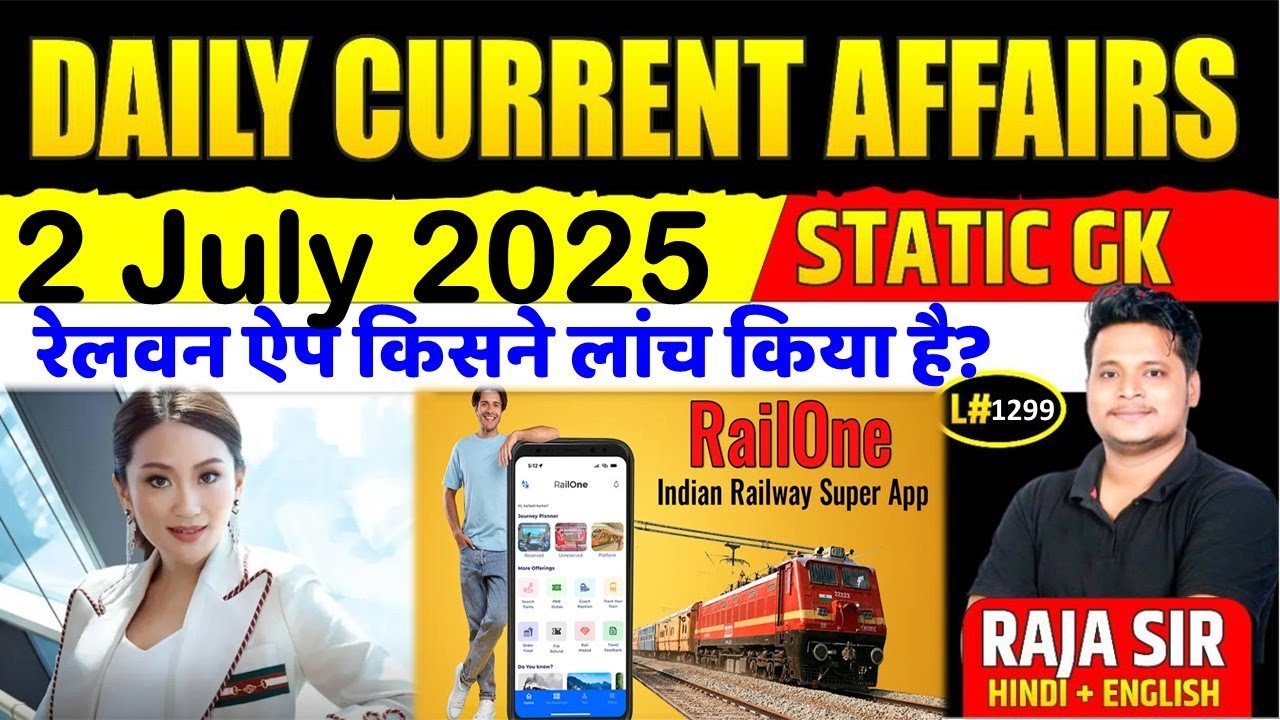 2 July 2025 |Current Affair Today | Daily Current Affairs | Ssc |Rrb ...