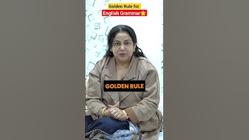 Golden Rule for English grammar🔥@EnglishNeetuSingh #learnenglish #spokenenglish#goldenrule#english