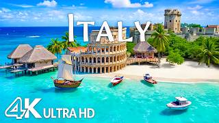 Summer in Italy 4K – Sardinia Beaches, Crystal Clear Sea & Scenic Coastal Paradise | Relaxing Music