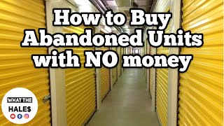 How To Buy Abandoned  Storage Unit / Locker At Auction Like Storage Wars With NO Money
