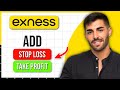 How to Add Take Profit and Stop Loss on Exness (Web Terminal) 2026