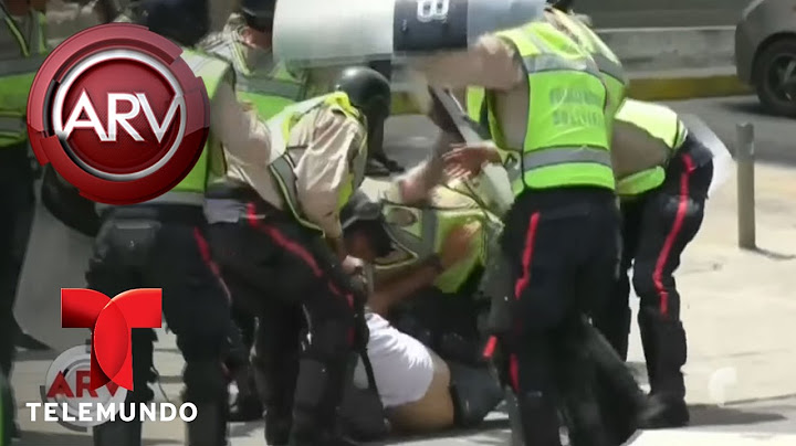 Muere estudiante en protestas en Caracas | Al Rojo Vivo | Telemundo